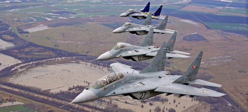 Elbúcsúztak a magyar MiG-29-esek