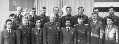 Repülőparancsnoki Akadémia, Moszkva. Sági János százados a felső sorban jobbról a harmadik.