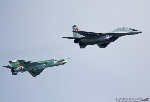 Bolgár MiG-21 és MiG-29