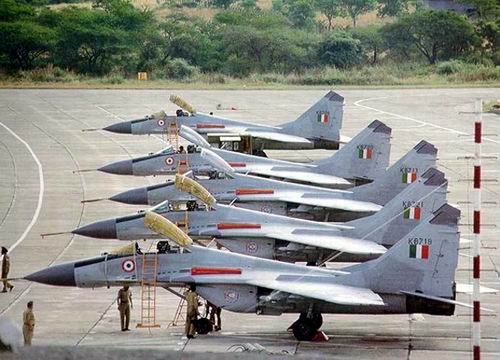 Indiai MiG-29-esek