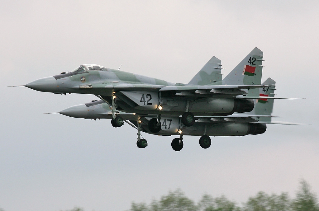 Fehérorosz MiG-29 géppár