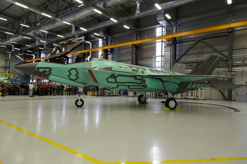 Íme az első, Olaszországban gyártott F-35-ös