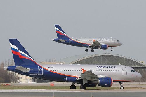 Aeroflot Airbusok