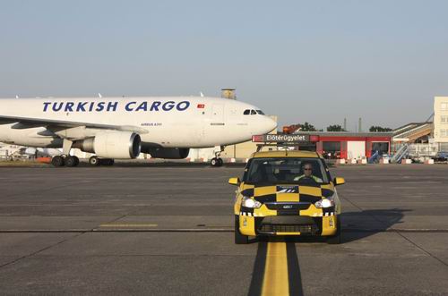 Turkish Airlines A310 cargo gépe a BUD-on