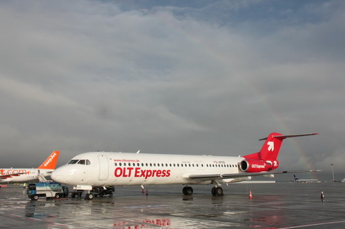 OLT Express Fokker 100