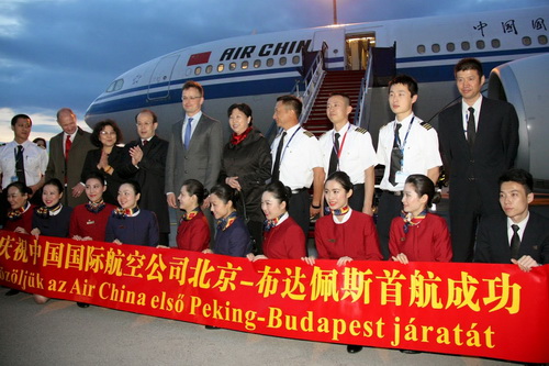 Elindult az Air China Peking-Budapest járata