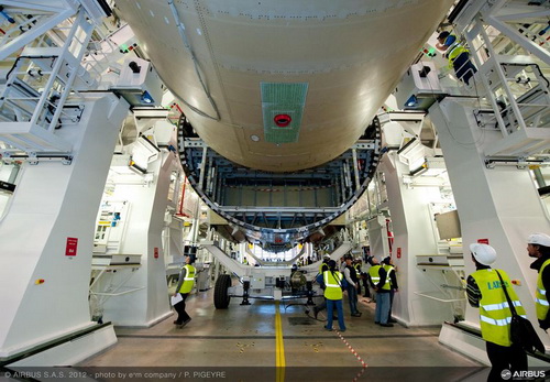 Végéhez közeledik az első A350XWB összeszerelése